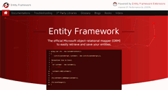 Desktop Screenshot of entityframework.net