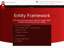 Tablet Screenshot of entityframework.net